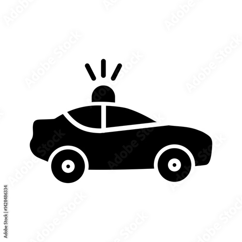 Police Car Vector Icon