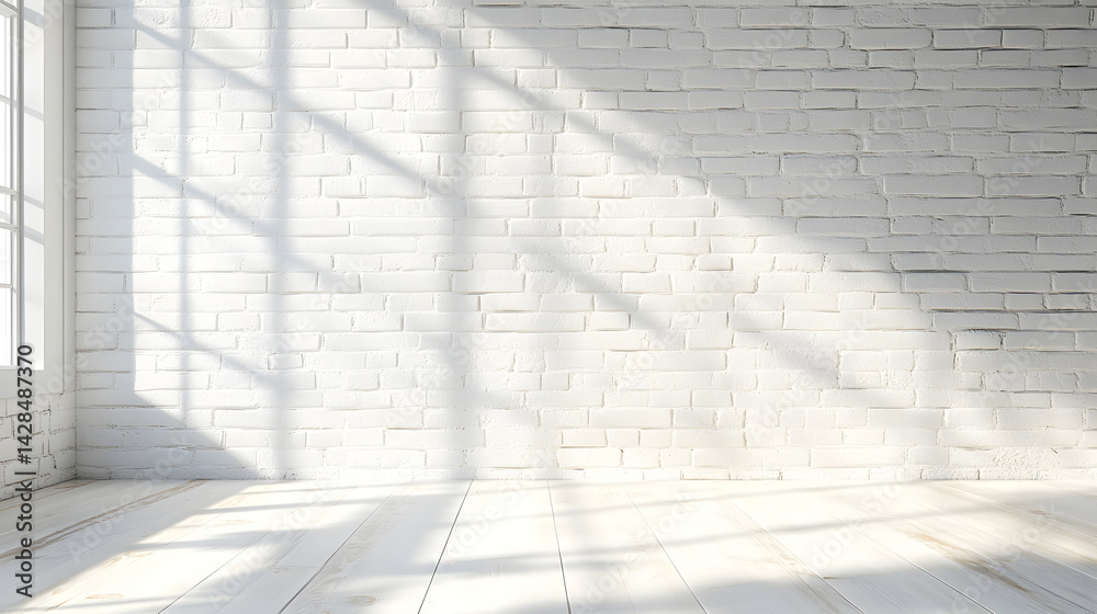 Obraz premium Bright artistic space featuring horizontal pure white background ideal for creative projects photography
