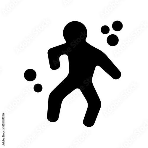 Crime Victim Vector Icon