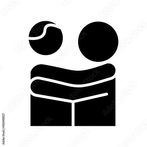 Hug Vector Icon