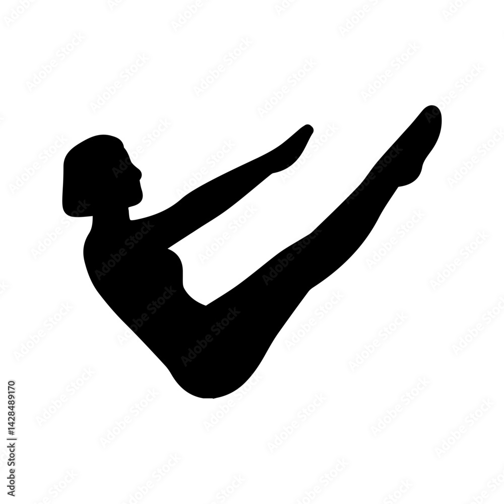 Obraz premium Pilates Vector Icon