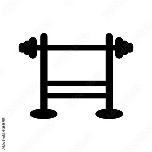 Bench Press Vector Icon
