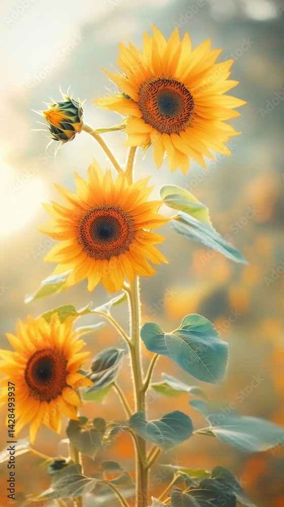 Obraz premium Beautiful Sunflower