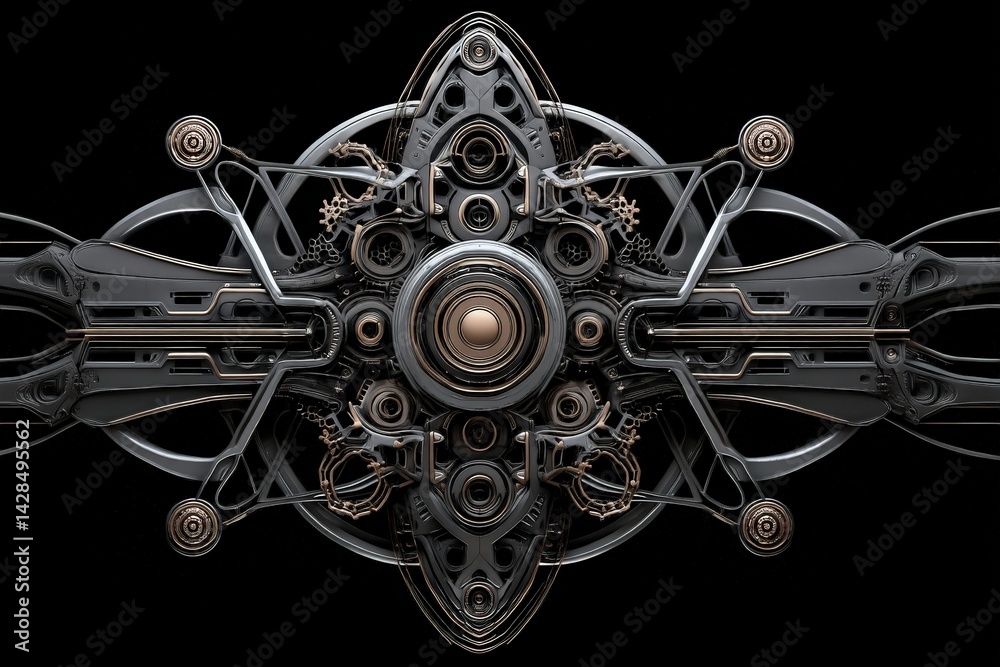 Abstract Mechanical Design with Gears and Circular Elements