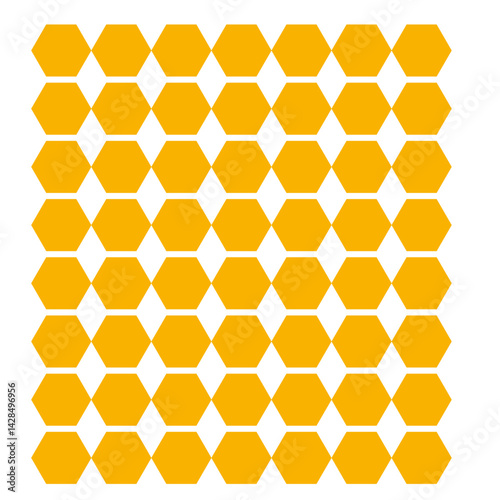 Shape hexagonal, vector icon, pattern, honeycomb