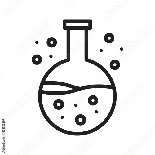 Alchemy icon vector image. Suitable for mobile apps, web apps and print media.