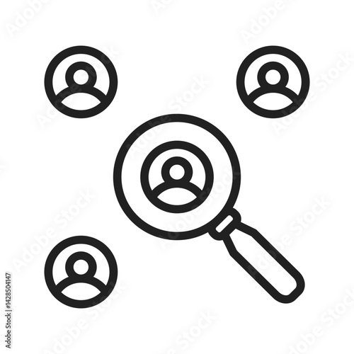 Candidate icon vector image. Suitable for mobile apps, web apps and print media.