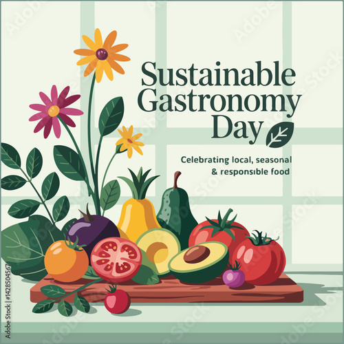 Celebrate local flavors, eco-friendly eating, and a sustainable future through gastronomy.