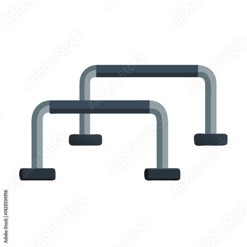 Parallel Bars: Fitness equipment for bodyweight exercise training