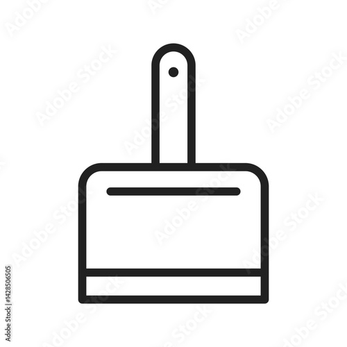 Dustpan icon vector image. Suitable for mobile apps, web apps and print media.
