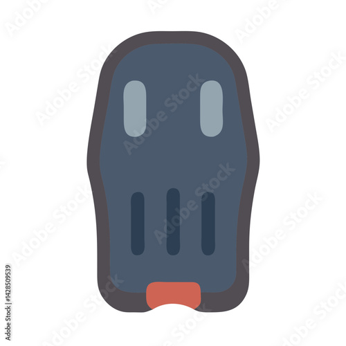 Modern Ski Mask Design: Abstract Style on Black