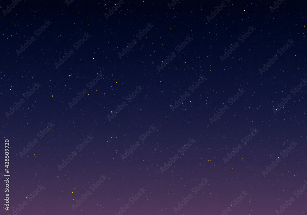 Fototapeta premium Night Sky Background: Stars and Gradient