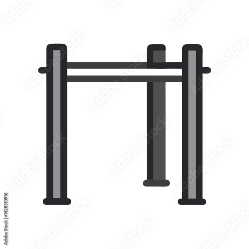 Simple Icon of Chin-up Bar for Exercise and Fitness