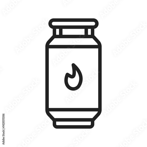 Natural Gas icon vector image. Suitable for mobile apps, web apps and print media.
