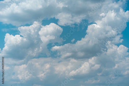 blue sky with clouds