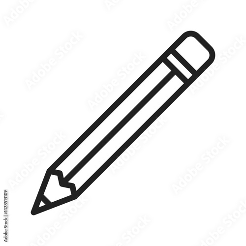 Pencil icon vector image. Suitable for mobile apps, web apps and print media.