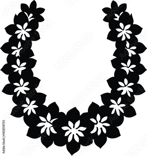 Lei day silhouette vector designs 7