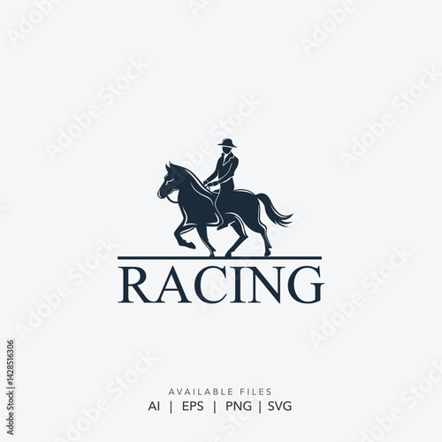 Horse Racing Logo Design  Horse Racing Brand Logo