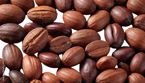 Wallpaper Mural Cacao beans isolated on transparent background,cocoa, leaf, falling, floating, flying, grain, open, seed, transparent, crop, favor, 234 Torontodigital.ca