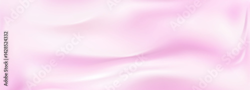 Liquid pink vector dripping ice cream texture.Glossy sugary flow drip.