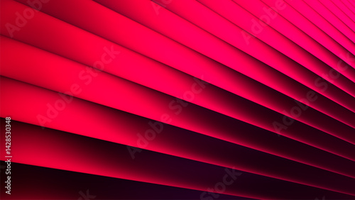 Deep red background with abstract glowing diagonal layered dynamic lines. Vibrant design full of intensity passion and depth. Perfect for posters, digital art, branding and modern visual concepts