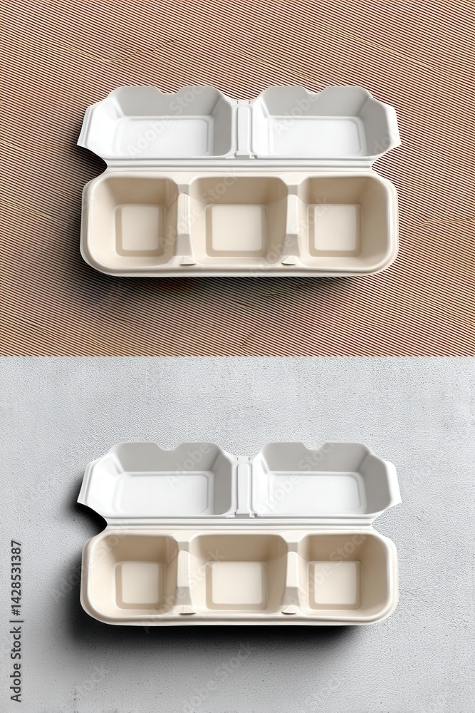 Eco-Friendly Disposable Container for Takeout and Food Packaging