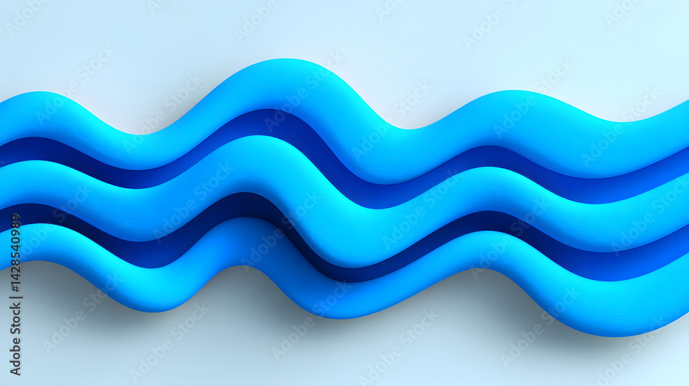 Dynamic fluid color gradient background, abstract KV main visual business PPT background