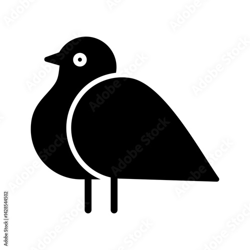 Seagull Vector Icon
