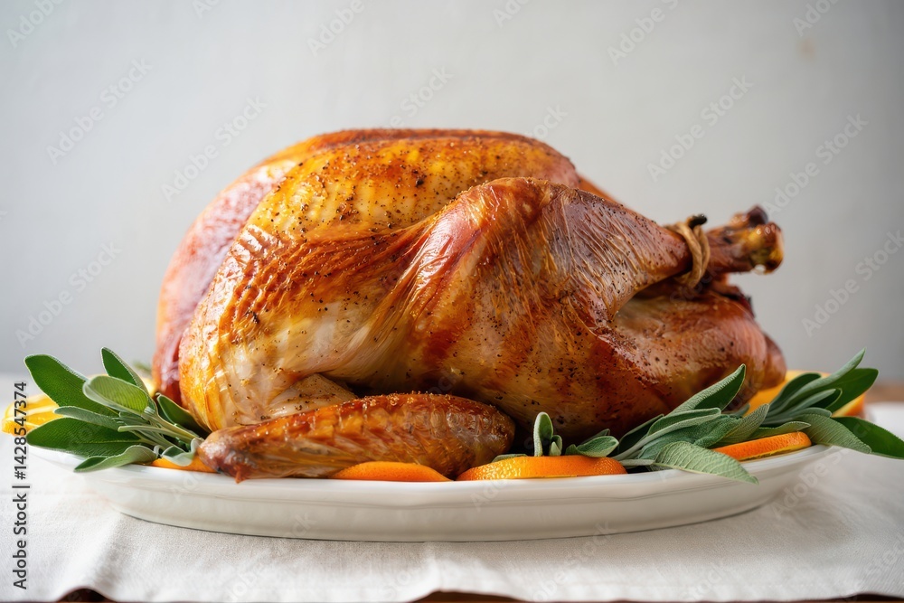 Homemade Roasted Thanksgiving Day Turkey
