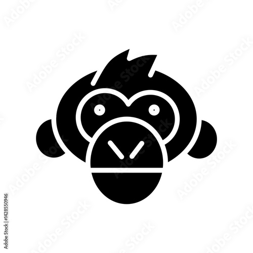 Chimpanzee Vector Icon