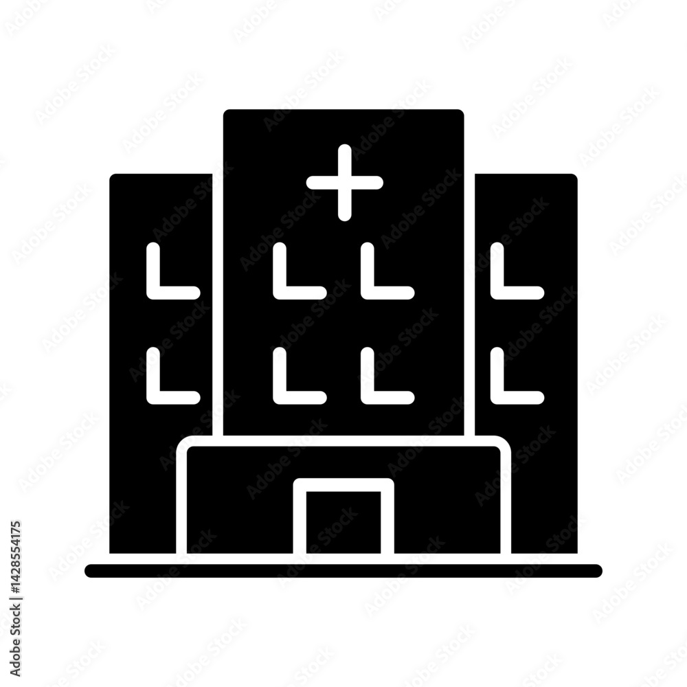 Obraz premium Hospital Vector Icon