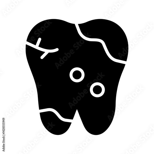 Dental Caries Vector Icon