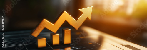 Obraz na płótnie goals and visions in business for new year 2025. Increase chart arrow graph corporate business future growth new year 2025. w salonie