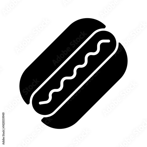Hot Dog Vector Icon