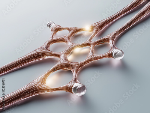 Microscopic Regeneration of Artificial Skin Cells with Collagen Fibers