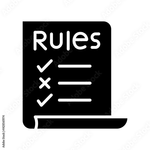 Classroom Rules Vector Icon