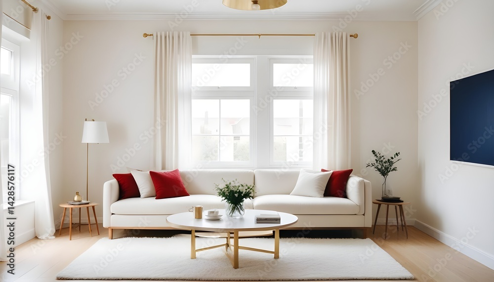 Fototapeta premium interior modern design room 3d