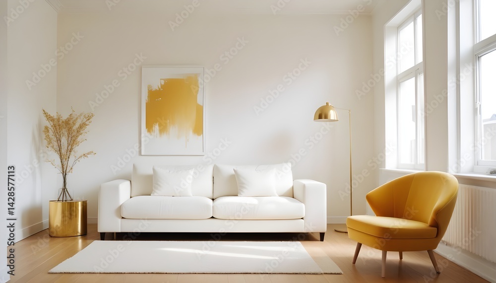 Fototapeta premium interior modern design room 3d