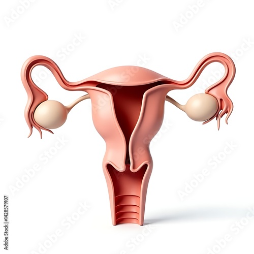 Uterus anatomy diagram for medical education and reproductive health learning resource material use only