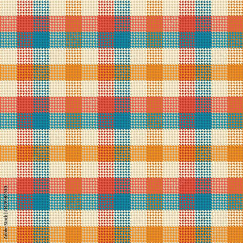 Seamless Houndstooth Pattern 15 April 2025