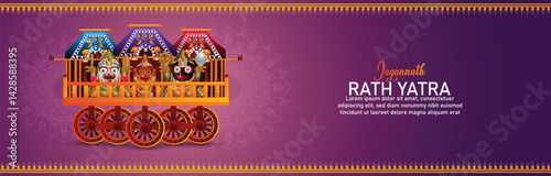 Happy rath yatra design concept