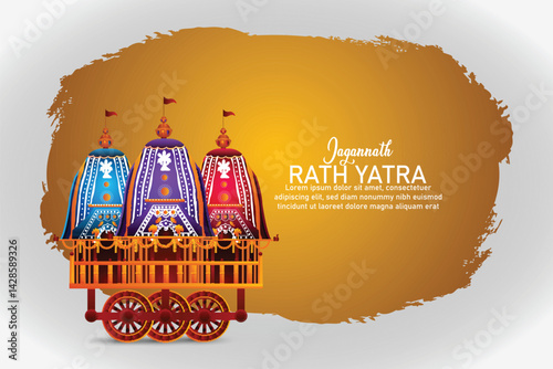 Happy rath yatra design concept