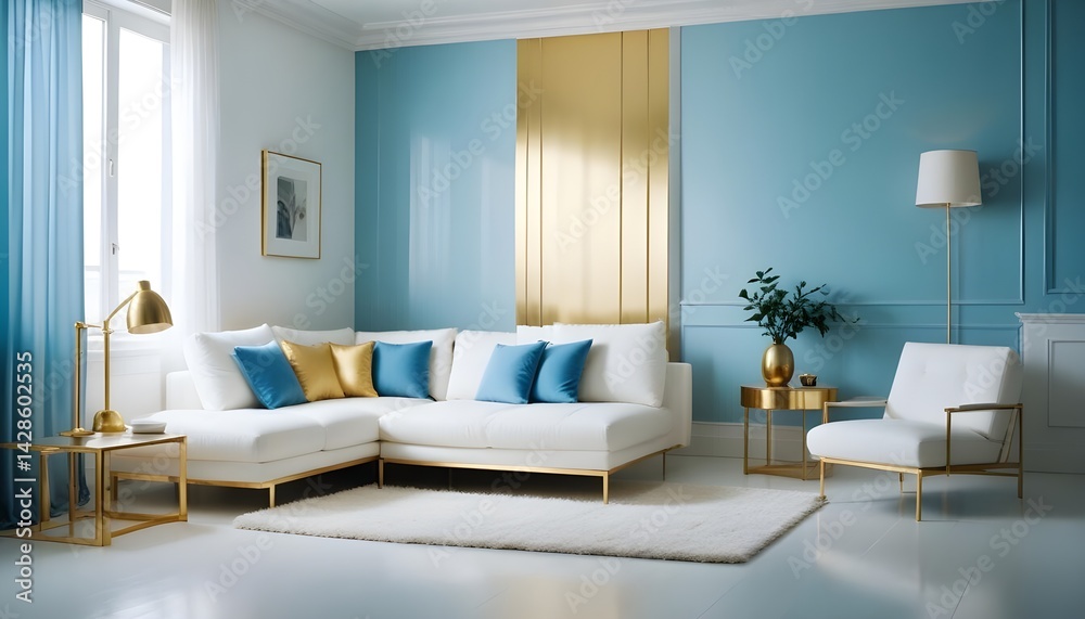 Fototapeta premium interior modern design room 3d