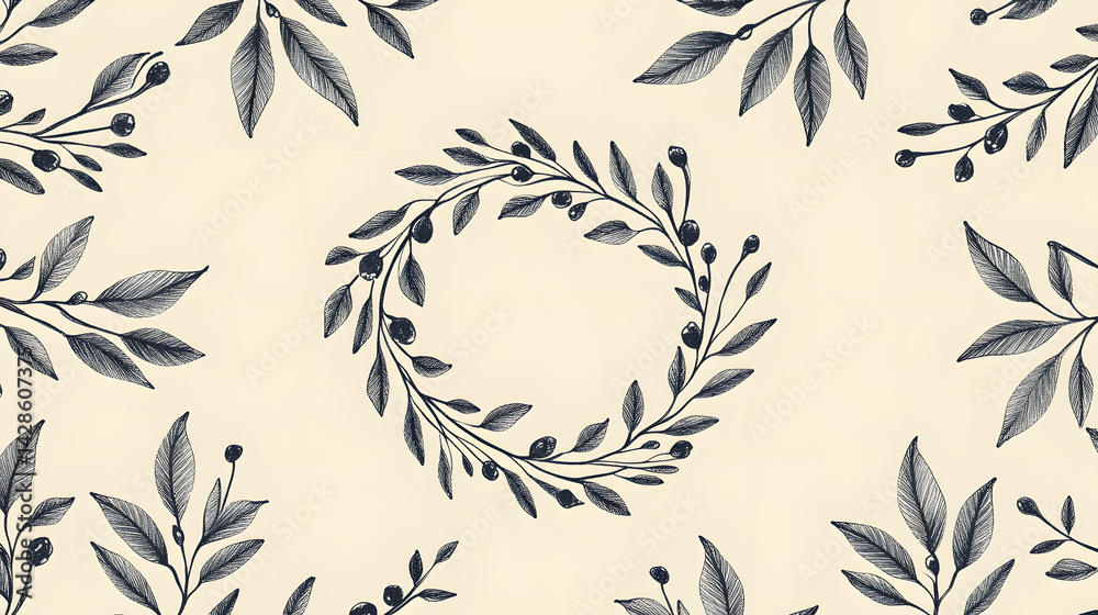 Obraz premium Minimalist style Christmas,Christmas, decoration, Christmas tree,holiday, xmas,winter, decorations,celebration, presents,gift, Santa Claus,ornaments,december,seasonal,art,happy,new year