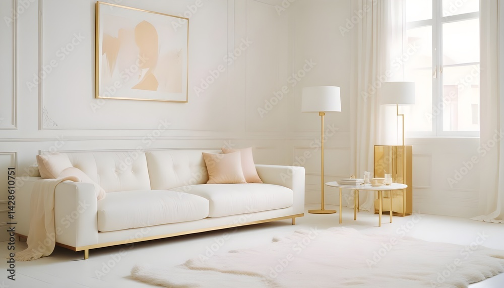 Fototapeta premium interior modern design room 3d