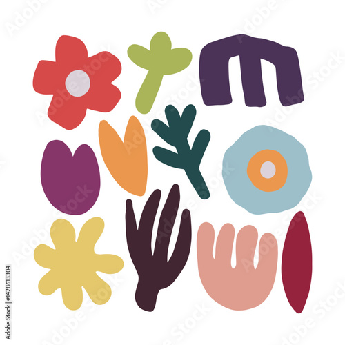 Flower graphic design vector illustration