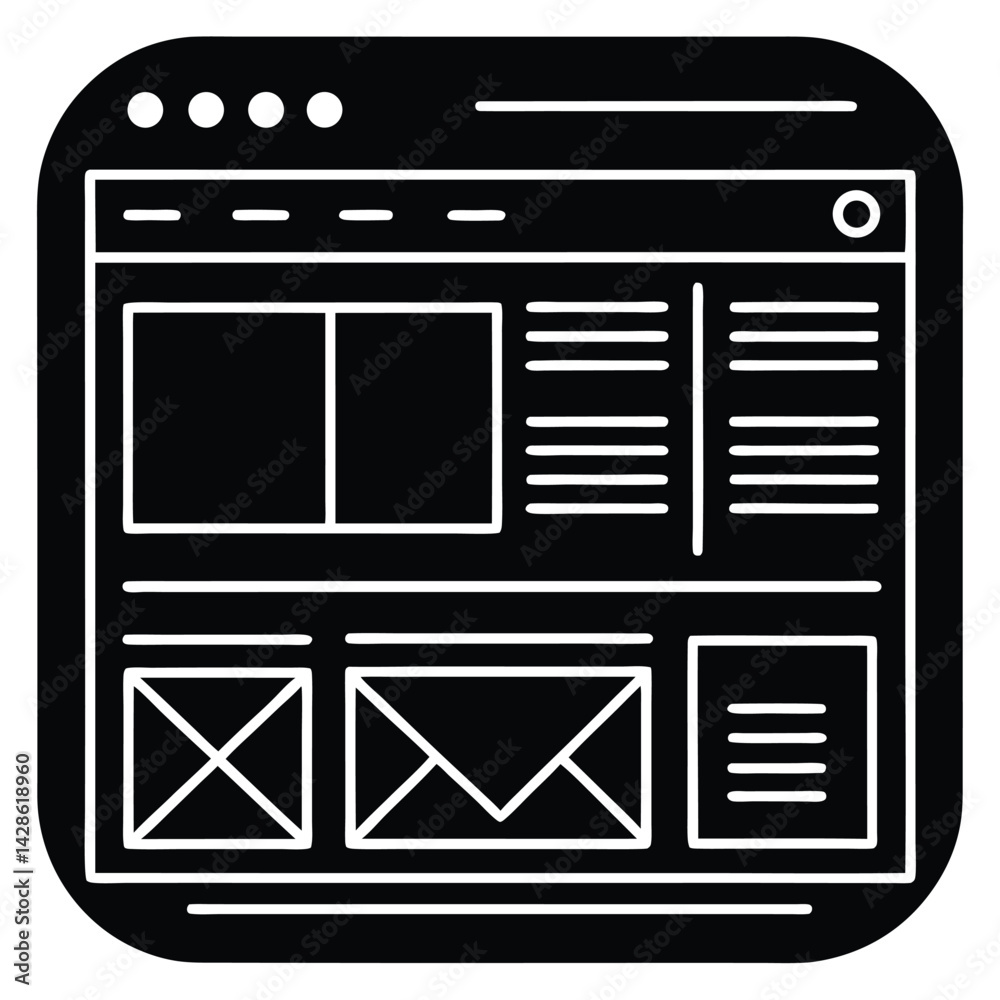 Isolated Black Vector Artist Element illustrator ui With White Background Isolated Black Vector Artist Element illustrator ui With White Background