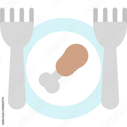 Paleo Diet Flat Icon