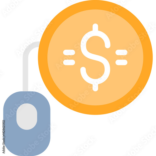 PPC Advertising Flat Icon