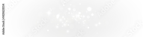 White and gold sparkle with glowing lines, shimmering stardust, and fantasy light motion. Transparent PNG illustration for Christmas party decoration or magical background texture.